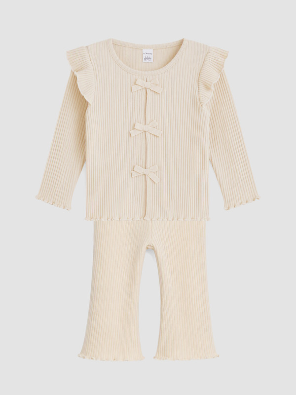 LCW baby Baby Girl Beige Set