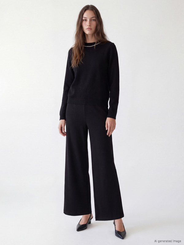 LCW Modest Loose Fit Geniş Paça Kadın Pantolon