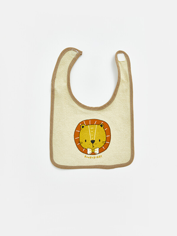 LC WAIKIKI Lion Printed Baby Boys' Bib