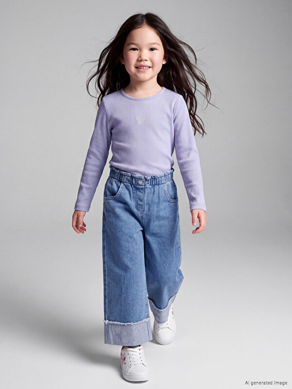 LCW Kids WideLeg Girls' Jeans