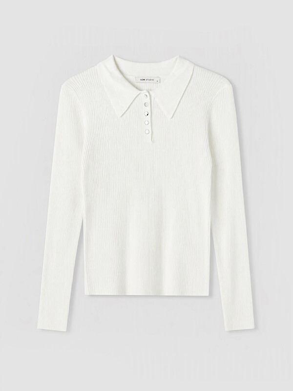 LCWAIKIKI Classic Shirt Collar Women's Knitwear Sweater