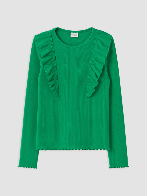 LCW Kids Girl Green T-Shirt