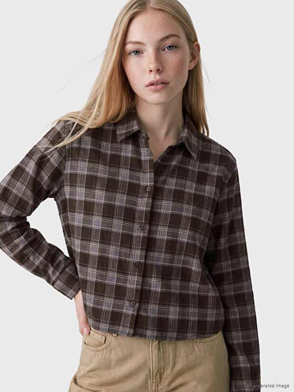 XSIDE Plaid Oversize Women's Lumberjack Shirt