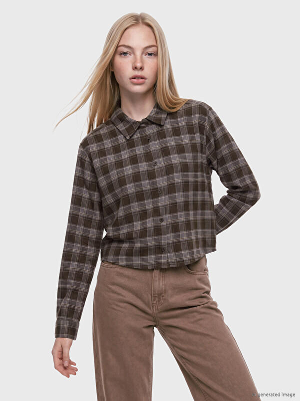 XSIDE Plaid Oversize Women's Lumberjack Shirt