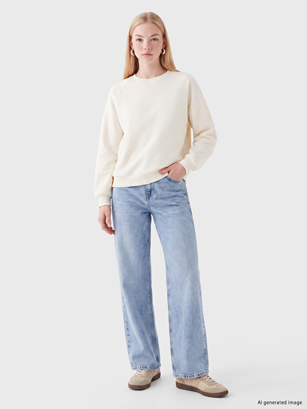 XSIDE Straight Fit Kadın Jean Pantolon