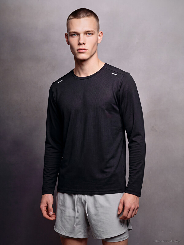 XSIDE ACTIVE Crew Neck Long Sleeve Men's T-Shirt