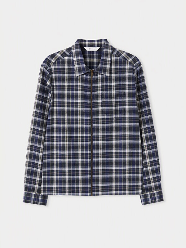 LCW Vision Regular Fit Plaid men's shirt jacket