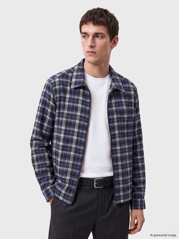 LCW Vision Regular Fit Plaid men's shirt jacket