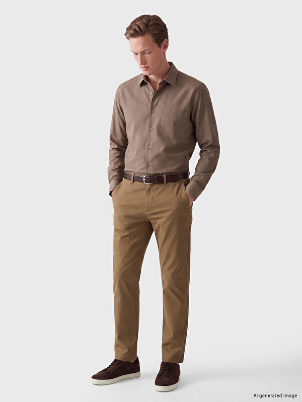 SOUTHBLUE Regular Fit Gabardin Erkek Pantolon