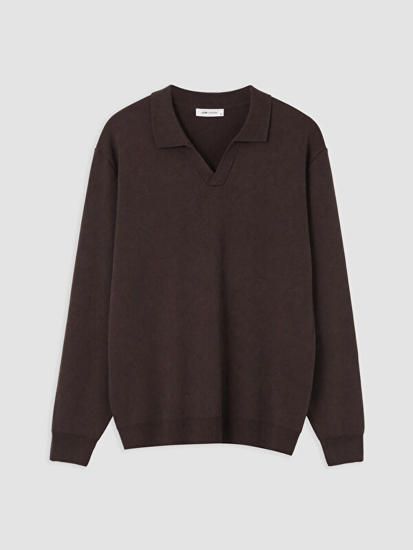 LCW Vision Polo Collar Men's Knitwear Sweater