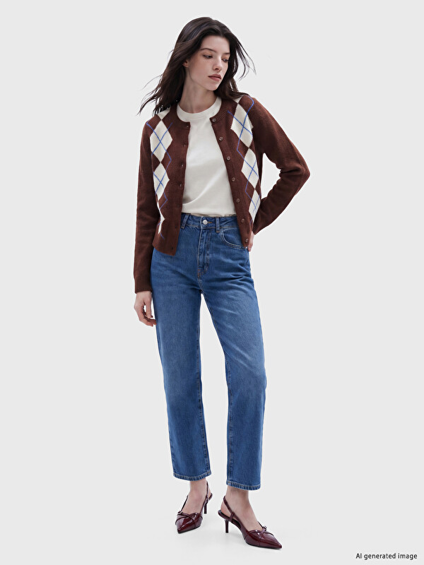 LCW Comfort Straight Fit Kadın Jean Pantolon