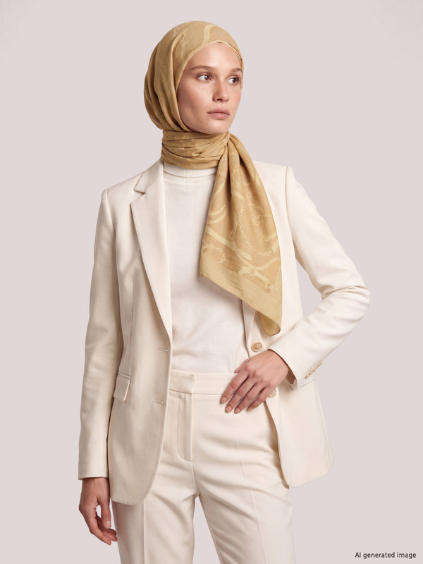 LCW Modest Desenli Kadın Şal