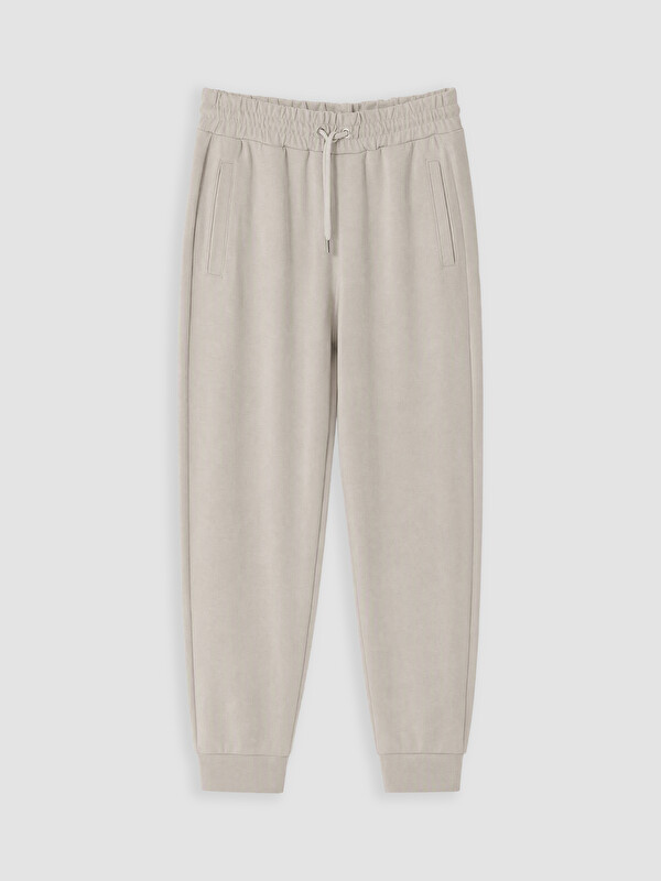 LCWAIKIKI Classic Man Beige Jogger Sweatpants