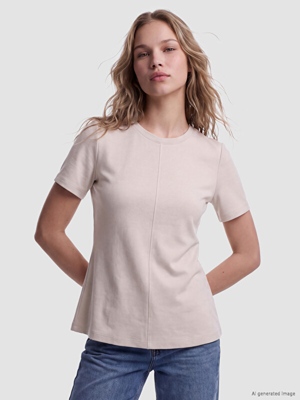 LCW Vision Bluza peplum kroja s mekim dodirom