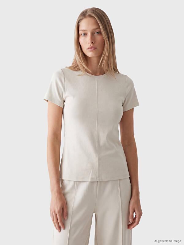 LCW Vision Soft Touch Peplum Blouse