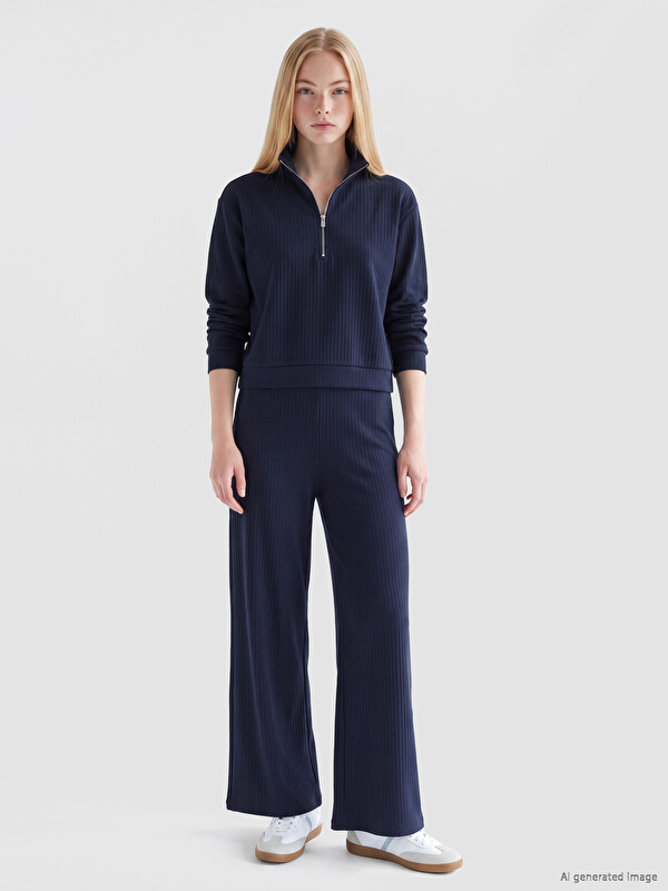 XSIDE Modal Blended Wide Leg Women's Sweatpants