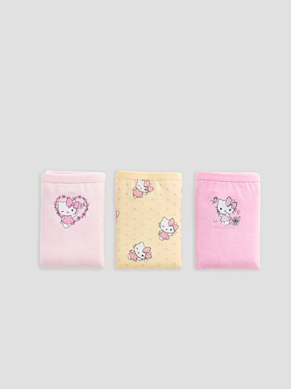 LCW Kids Hello Kitty Baskılı Kız Çocuk Külot 3'lü
