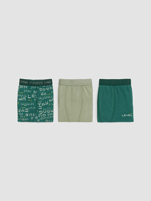 LCW Kids Erkek Çocuk Boxer 3'lü