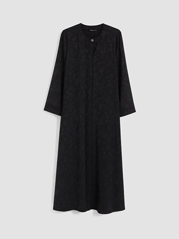LCW Grace Crew Neck Patterned Women's Abaya