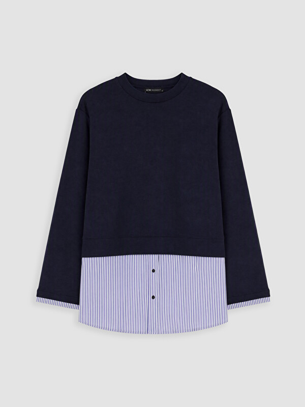 LCW Modest Soft Touch Kadın Sweatshirt Tunik