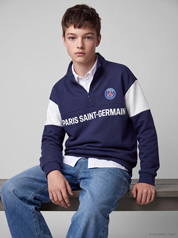 LCW Kids Paris Saint-Germain Boys' Sweatshirt