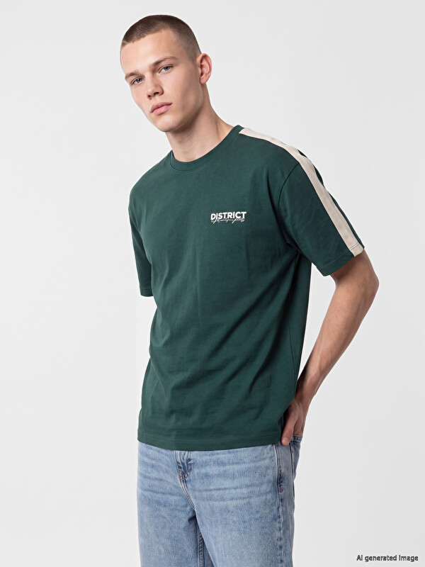 XSIDE Crew Neck Printed Men's T-Shirt