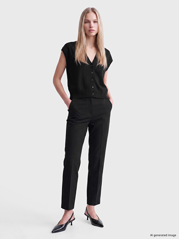 LCW Vision Woman Black Trousers