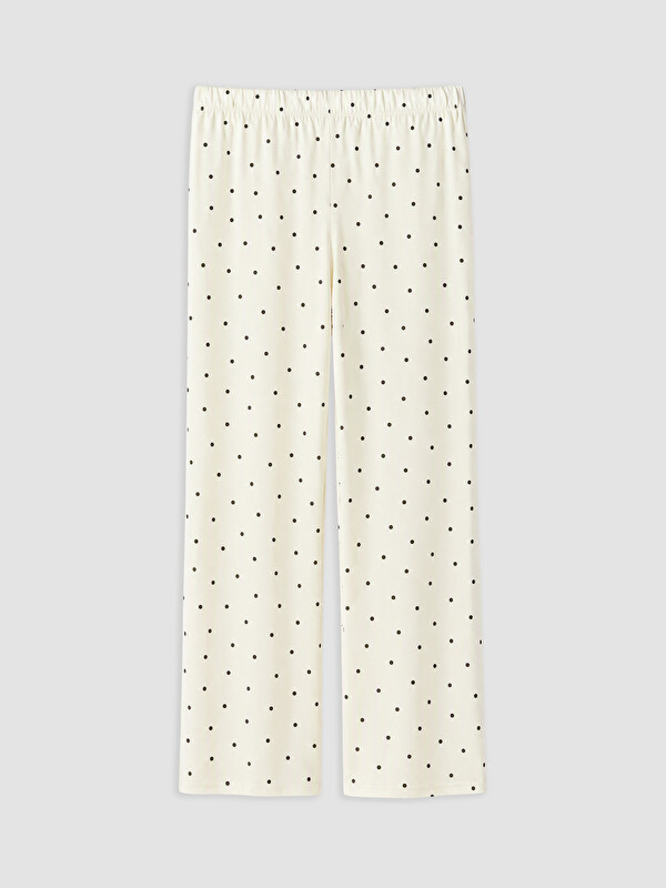 LCW DREAM Beli Lastikli Puantiyeli Pijama Alt