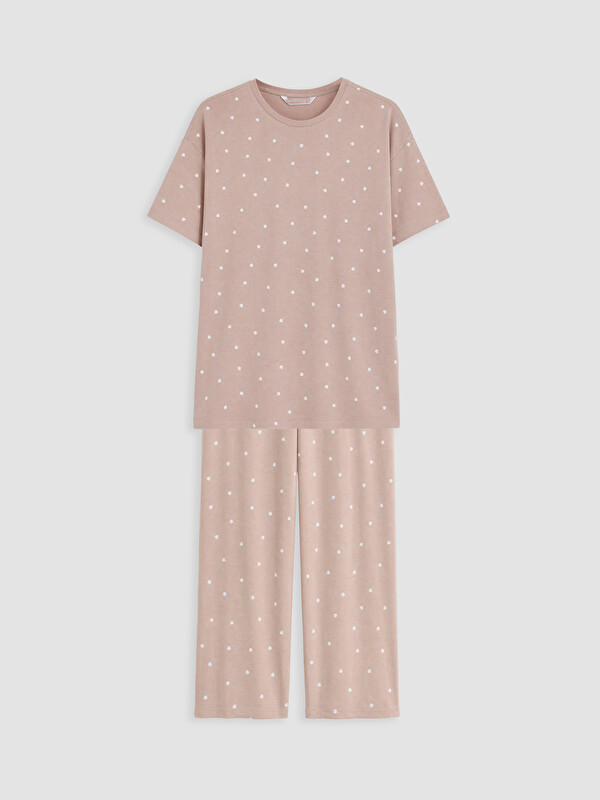 LCW DREAM Polka Dot Women's Pyjamas Set
