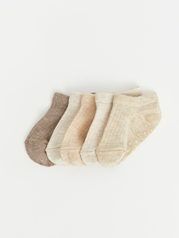 LCW Kids Baby Boys' Bootie Socks 5 Pack