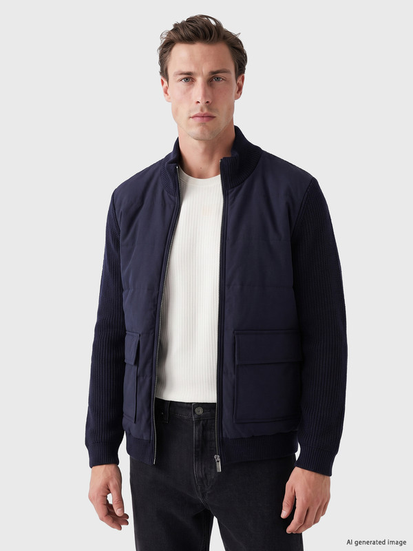 LCWAIKIKI Classic Regular Fit Dik Yaka Triko Hırka