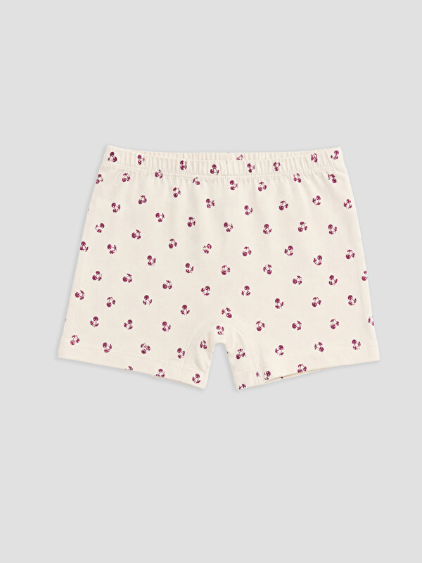 LCW Kids Desenli Kız Çocuk Boxer