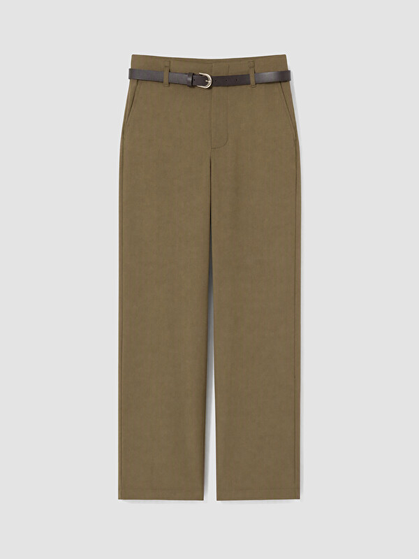 XSIDE Woman Khaki Trousers