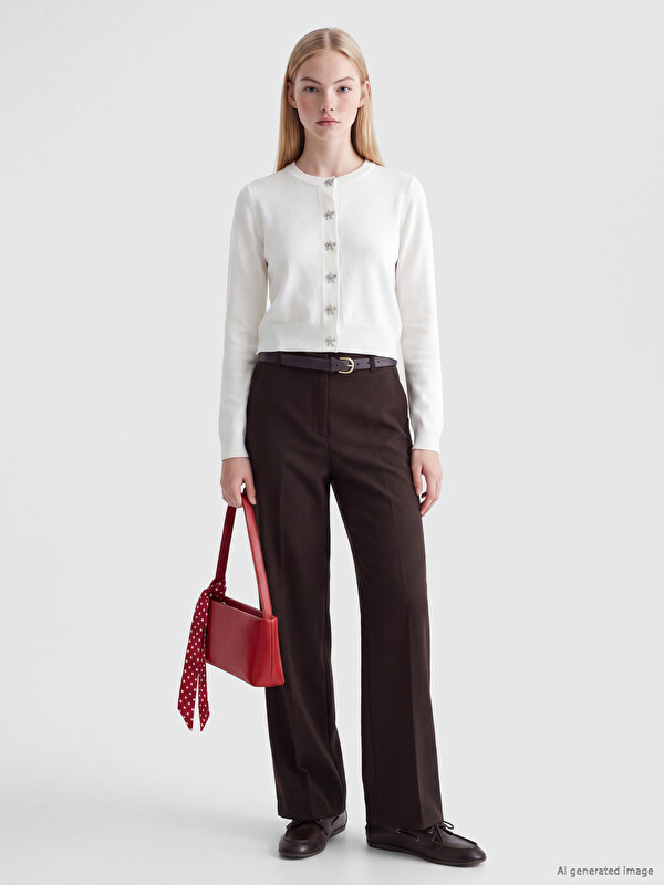 XSIDE Waist Belted Women's Trousers