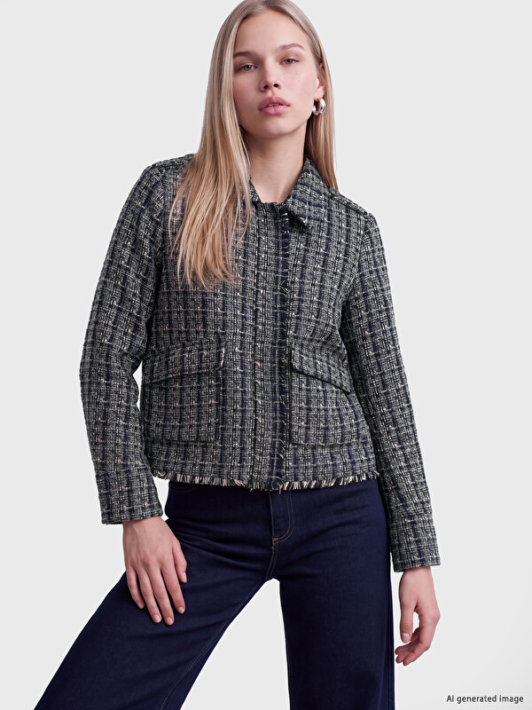LCW Vision Woman Navy Jacket