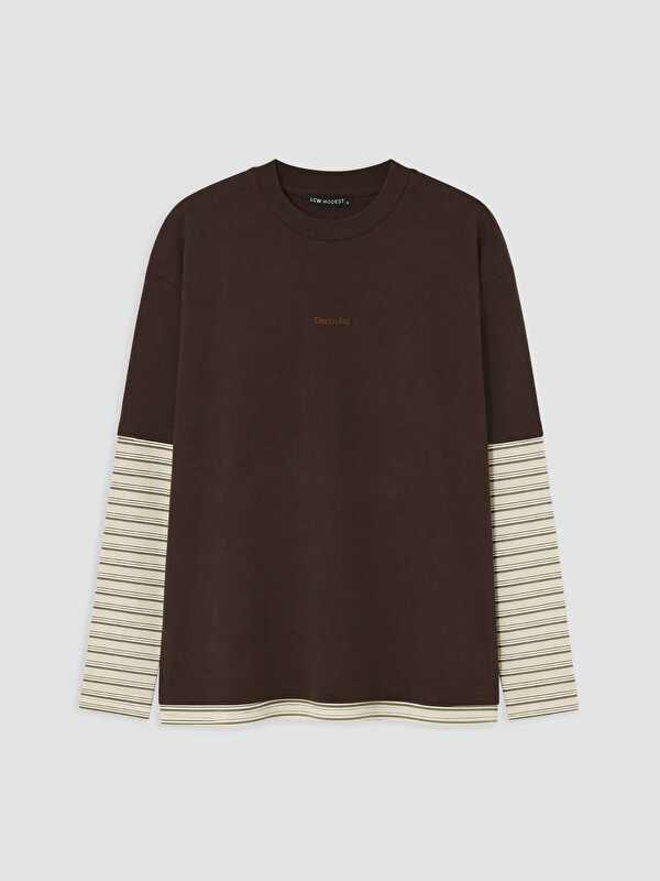 LCW Modest Dik Yaka Kadın Sweatshirt Tunik