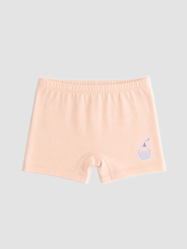 LCW Kids Baskılı Kız Çocuk Boxer