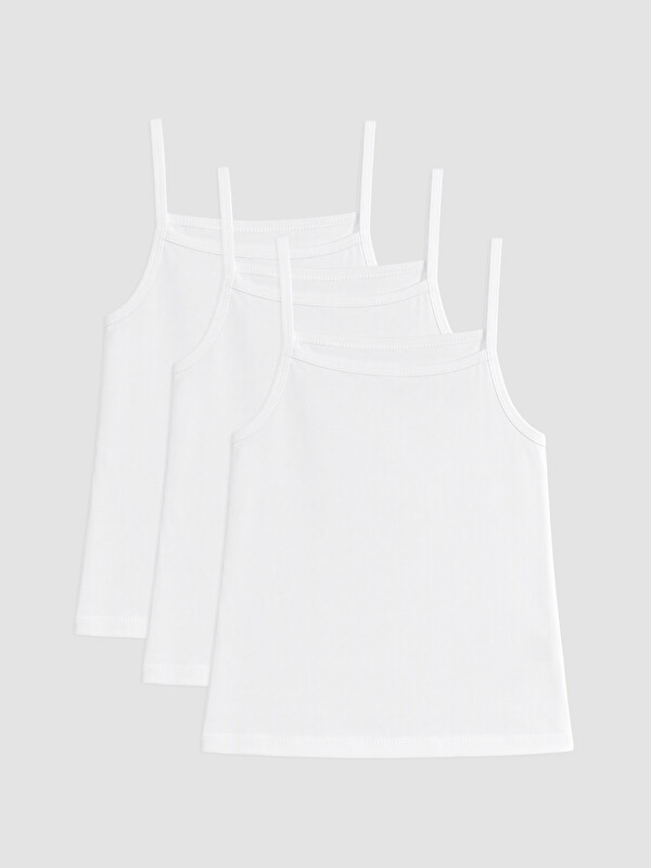 LCW Kids 3-pack Square Neck Girls' Vest