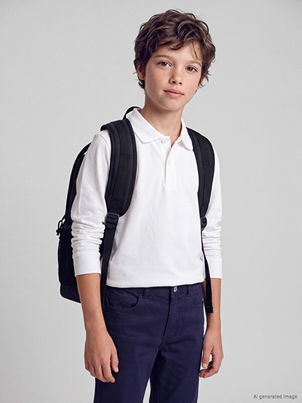LCW Kids Polo Collar Boys' T-Shirt