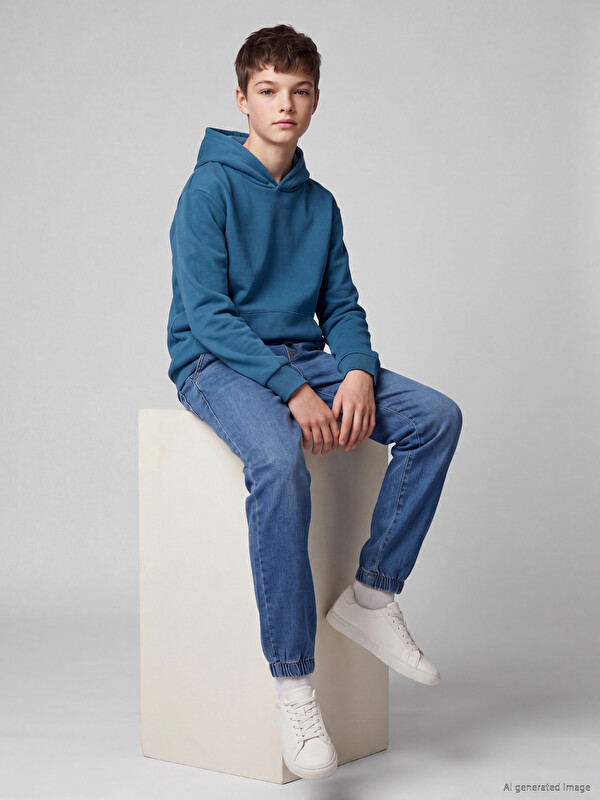 LCW Kids Hooded Boys' Thick Sweatshirt