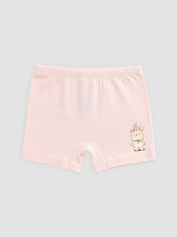 LCW Kids Tavşan Baskılı Kız Çocuk Boxer