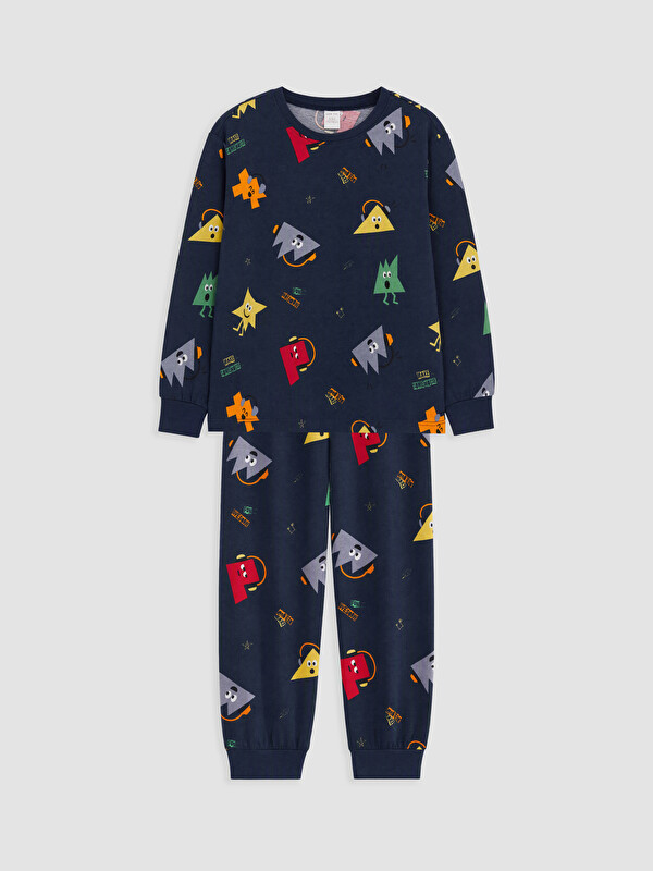 LCW Kids Printed Boys' Pyjamas Set