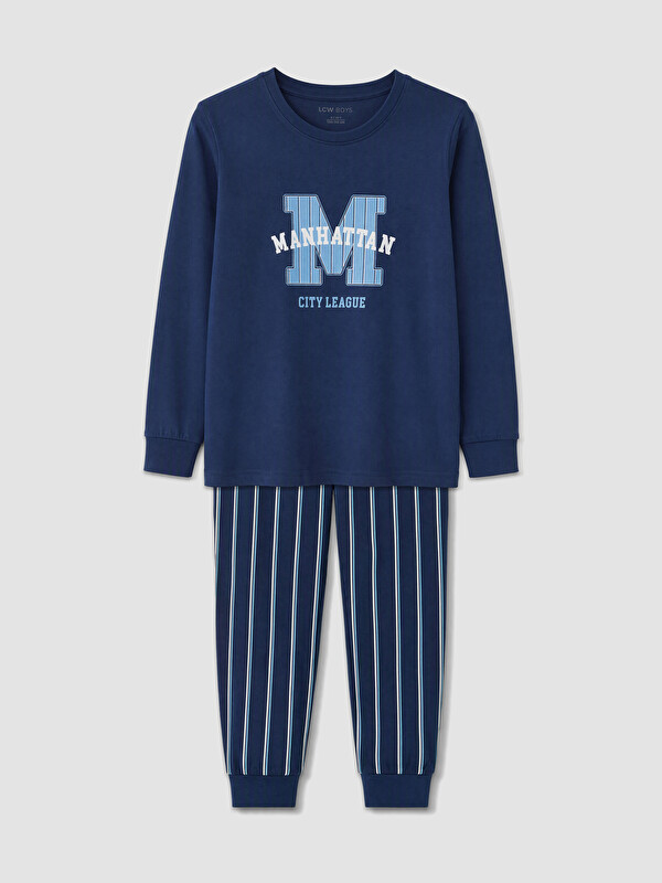 LCW Kids Boy Navy Pyjama Set