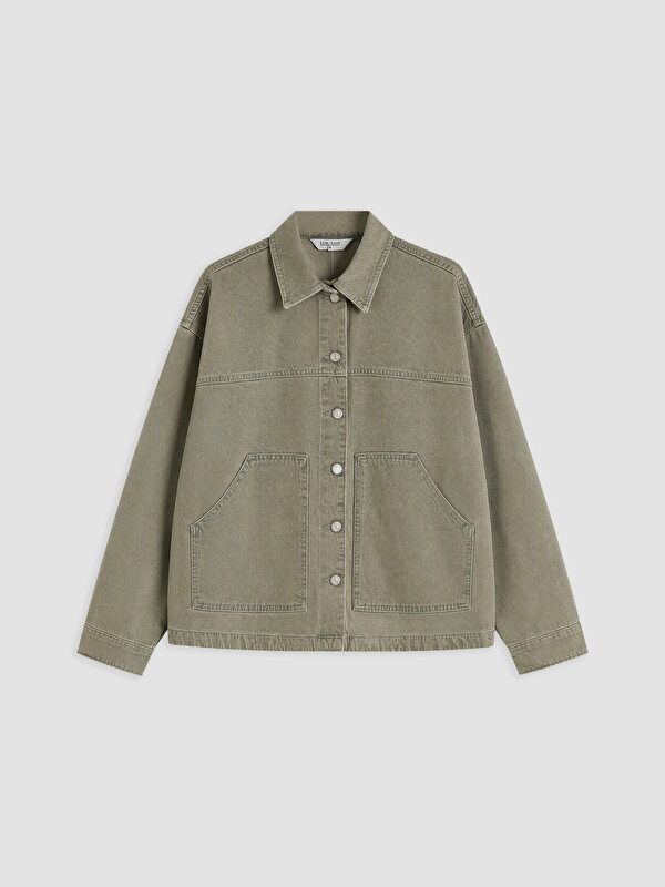 LCW Vision Woman Green Denim Jacket
