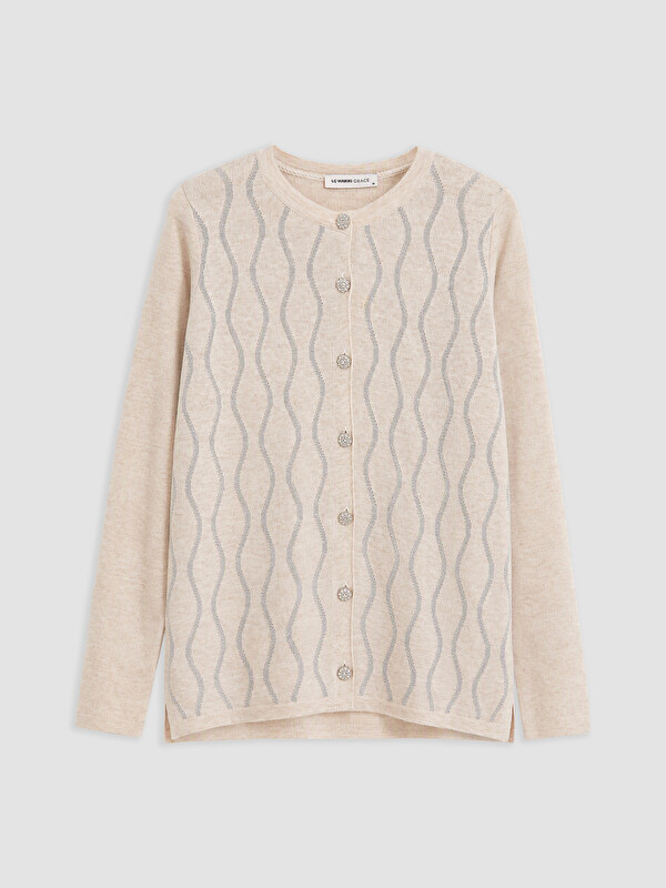 LCW Grace Woman Beige Cardigan