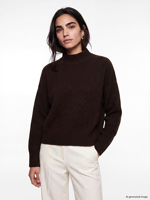 LCW Vision Mock Turtleneck Women's Knitwear Sweater