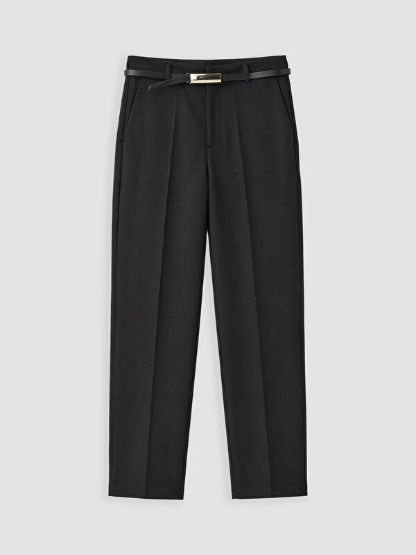 LCW Vision Belted Women's Fabric Trousers