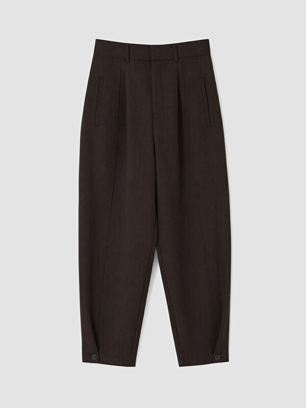 LCW Vision Woman Brown Tailored Trousers