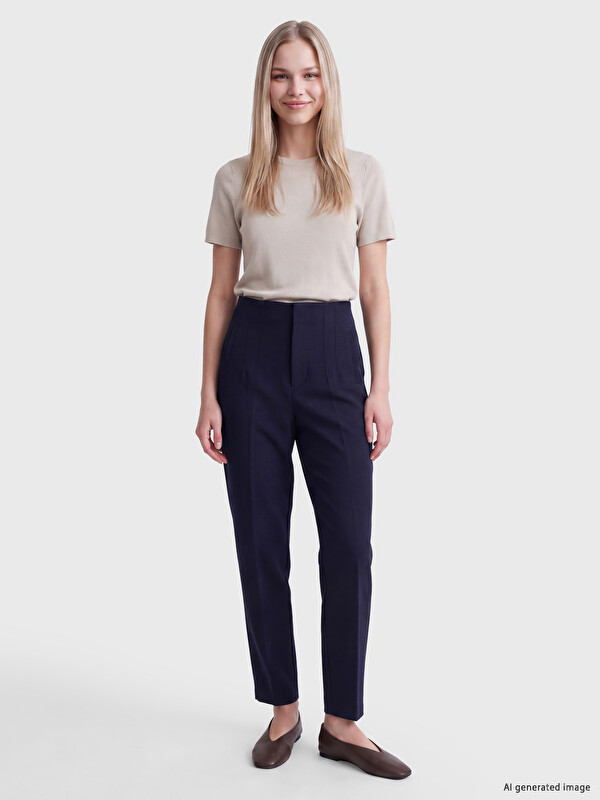 LCW Vision Pantallona stofe me pala slim fit për gra