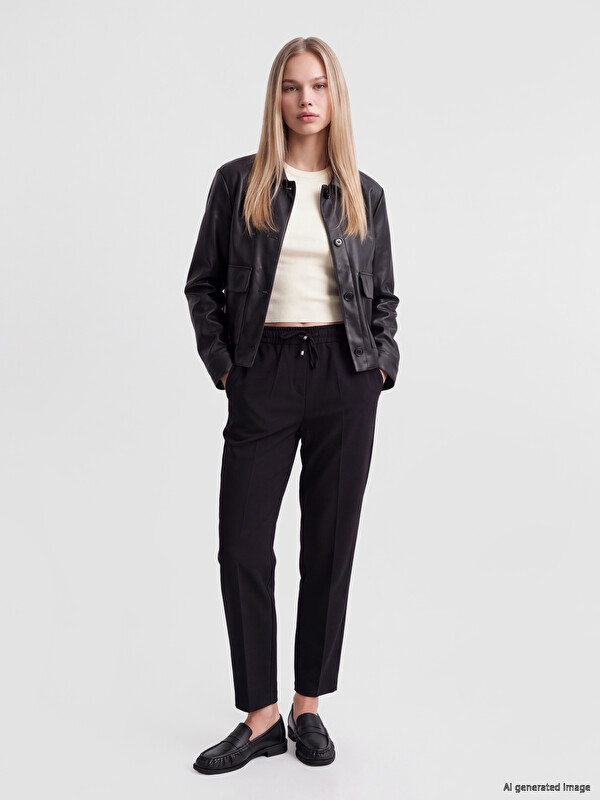 LCW Vision Elastic Waist Women's Trousers